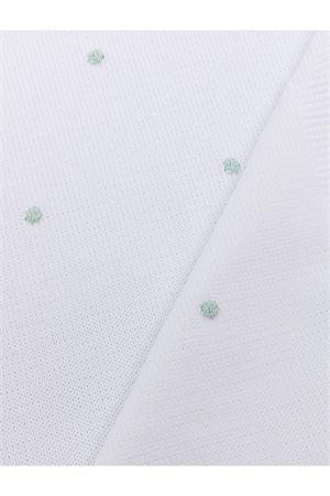 White polka-dot embroidered blanket LITTLE BEAR KIDS | 8102BCOMENTA